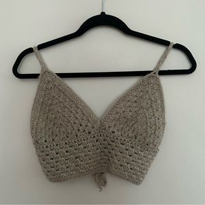 Crochet corset tank